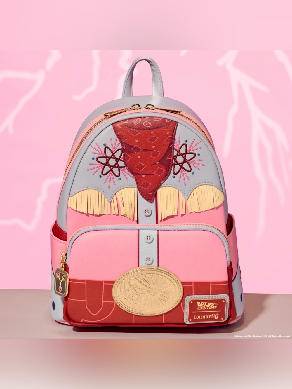Loungefly Back To The Future 40th Anniversary Marty McFly Western Backpack